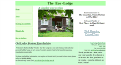 Desktop Screenshot of ecolodge.me.uk